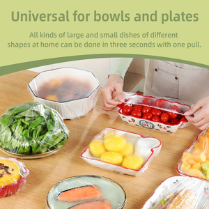 Food Grade HDPE Plastic Film <b>Wrap</b> Roll High Tensile Strength Transparent Film for <b>Kitchen</b> Food Storage - Product Image 5