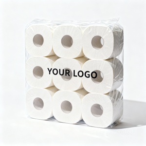 Rouleaux de papier toilette blancs, emballage pour usage institutionnel, commercial et professionnel dans les toilettes - Product Image 2