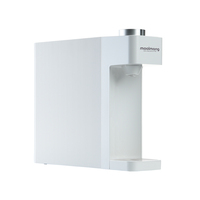 Moolmang CLEAK Purificateur d'eau gris clair 3 filtres 8 étapes Système de filtration manuelle Purification domestique haute performance