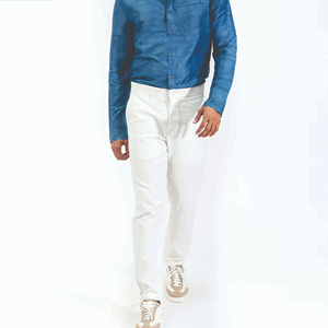 Pantalones Chinos Casuales de Lona para Hombre de Alta Calidad al por Mayor con Logotipo Personalizado, Material de Embalaje, Servicio OEM, Pantalones Chinos para Hombre - Product Image 2