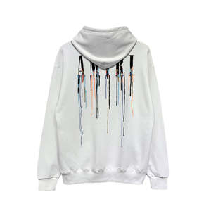 Sudadera Unisex de Invierno para Calle, de Poliéster/Algodón, con Bordado Personalizado, Teñido Liso, con Cuentas, Cortavientos, Ecológica, Diseño OEM, con Bolsillo - Product Image 4