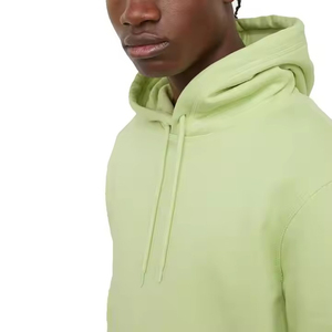 Sweat à capuche en molleton lourd en coton mélangé avec logo personnalisé en gros pour hommes Produits phares Basics Design uni à capuche - Product Image 6