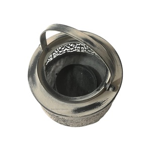 Gray Distressed Metal Mini Candle <b>Lantern</b> for Christmas and Garden Decoration Handmade Hanging Candle <b>Lanterns</b> - Product Image 3