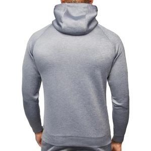 Survêtement d'hiver personnalisé pour homme avec logo imprimé, 100 % coton molletonné, coupe oversize, grandes tailles, unisexe, sweat à capuche et pantalon à taille élastique - Product Image 4