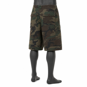 Pantalones Cortos de Mezclilla Cargo con Camuflaje Personalizado para Hombre, Estilo Urbano Holgado, OEM, ODM, Marca Privada, Venta al Por Mayor - Product Image 5