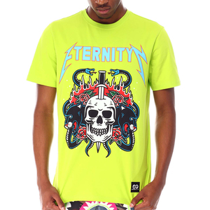 Camiseta de algodón de manga corta para hombre, camisa con estampado de pantalla de diseño hip-hop - Product Image 5