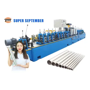 Stainless Steel SS Plumbing Tube Pipe Making Production Line Water Pipe Abrasive Cutting Machine