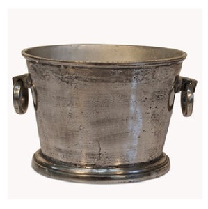 Enfriador de vino de hielo de metal, tinas de bebidas para Bar, restaurante, Hotel, Cubo de vino, Cubo de vino de hielo moderno, forma redonda de aluminio - Product Image 4
