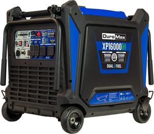 Nouveau générateur numérique portable à double carburant DuroMax XP16000iH de 16 000 watts - Essence et propane, démarrage électrique à distance - Product Image 2
