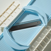 Gepatenteerde handmatige plastic veiligheidssnijder mandoline 2-in-1 grote julienne-snijder met handbeschermer, vaatwasserbestendig, voor de keuken