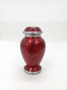 Fournitures funéraires en métal de bonne qualité, dernier arrivage, logo personnalisé, urnes funéraires urnes de crémation en aluminium avec cœur - Product Image 4