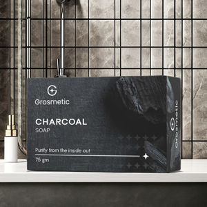 100% jabón de carbón de bambú negro orgánico Natural Etiqueta Privada Barra de limpieza de piel hecha a mano para hombres mujeres blanqueamiento brillo - Product Image 6