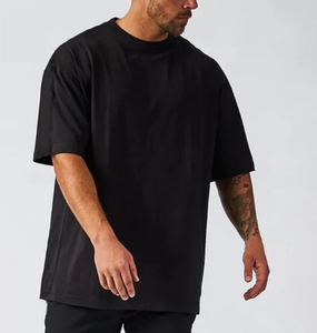 T-shirts en coton 100% à impression graphique, poids lourd, coupés et cousus, t-shirt pour homme, t-shirt en microfibre - Product Image 2