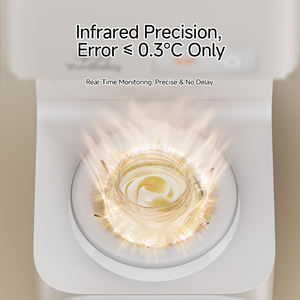 Calentador de Leche para Bebés, Suministros de Alimentación 2 en 1, Mezclador y Agitador de Fórmula para Bebés con Función Termostática, Hervidor Eléctrico de Vidrio - Product Image 3