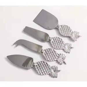 ชุดมีดตัดชีสด้ามจับโลหะและแตรสำหรับใช้ในครัวของตกแต่งโต๊ะและเครื่องใช้บนโต๊ะดีไซน์แบบเรียบง่าย - Product Image 5