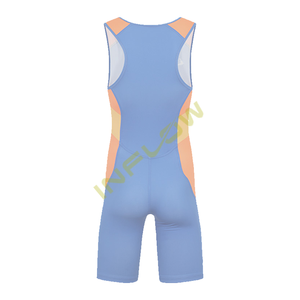 Ropa deportiva de poliéster BSCI personalizada 82% poliéster 18% spandex una pieza adultos MOQ 1 pieza triatlón trisuit botes de remos traje de una pieza - Product Image 4