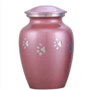 Urna de cremación de metal de latón para suministros funerarios para adultos Urnas de cenizas urnas para mascotas para ahorrar memoria con tapa - Product Image 3