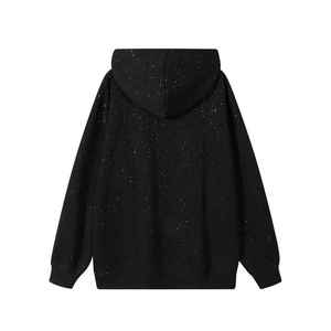 เสื้อฮู้ดของผู้ชายผ้าเกล็ดปลาเทอร์รี่400GSM โลโก้ที่กำหนดเองได้ - Product Image 3