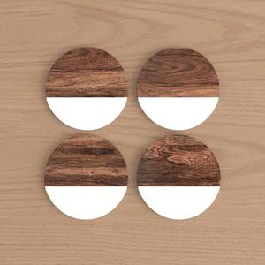 Wholesale Supply Eco Friendly Resin and Wood <b>Tea</b> Coasters Handcrafted Drink Holders <b>for</b> <b>for</b> Mugs Glasses and Cups <b>for</b> <b>sale</b> - Product Image 4