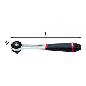 Llave de Trinquete Cuadrada Deslizante de 3/8'' Producto USAG - Product Image 1