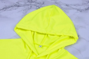 Sudadera con capucha de algodón y poliéster para mujer, ropa con logotipo personalizado, precio al por mayor, bajo pedido mínimo - Product Image 6