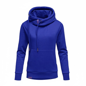 Sweat à capuche surdimensionné pour femmes 2025, taille plus, en molleton de coton, pull personnalisé, sweat à capuche lourd pour l'hiver, OEM Pakistan - Product Image 4