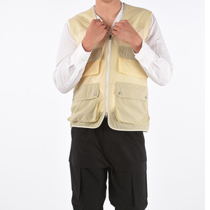 Chaleco de trabajo al aire libre fotografía de pesca personalizada chaqueta de invierno de talla grande para hombre soporte multibolsillo frontal impermeable transpirable calentado - Product Image 3