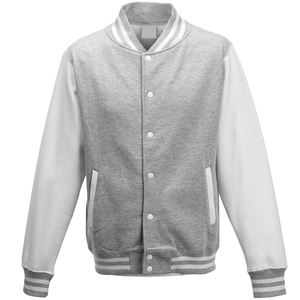 Cuerpo de lana 100% y mangas de cuero de vaca genuino personalizado Color sólido oscuro Letterman Varsity chaqueta transpirable características invierno - Product Image 1