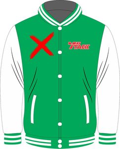 เสื้อแจ็กเก็ตบอมเบอร์แขนยาวของผู้ชายเสื้อแจ็คเก็ตบอมเบอร์พิมพ์ลายออกแบบได้ตามต้องการ - Product Image 1