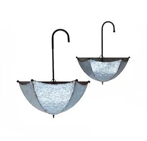 Wholesale <b>Small</b> Metal Wall Hanging Umbrella Planter Hot Selling Garden Home Restaurant Flower <b>Pot</b> <b>Small</b> Size for Planting - Product Image 1