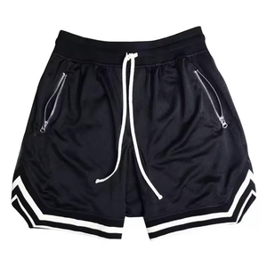 Streetwear Men's Gym <b>Shorts</b> Sublimation Dtg Printing Polyester <b>5</b> <b>Inch</b> <b>Inseam</b> <b>Shorts</b> Elastic Waistband Top Quality Mesh <b>Shorts</b> - Product Image 3