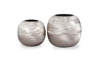 Vase moderne de luxe en métal texture martelée pour la décoration intérieure chambre salon mariage table comme pot de fleur - Product Image 6