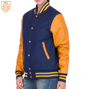 Mega Empire Factory Rate Chaquetas universitarias para mujer en naranja Manga de cuero transpirable Ropa exterior - Product Image 5