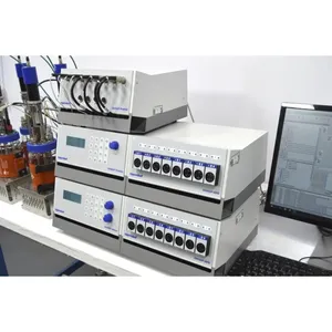 Système de bioréacteur parallèle DASGIP à réductions automatiques, cuve de réaction quadruple pour culture cellulaire (Max.) Pompe à gaz 50 SL/h incluse - Product Image 5