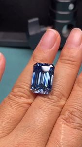 Giá rẻ giá 4 CRT Vàng moissanite kim cương VVS1 D lớp Emerald cắt tổng hợp phòng thí nghiệm tạo ra lỏng đá quý vượt qua Kim Cương Tester - Product Image 6