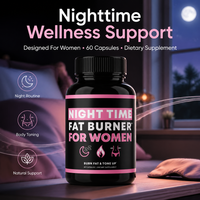 Capsules brûle-graisses nocturnes à action rapide pour la perte de poids, en gros, en stock, OEM, marque privée, pour femmes adultes uniquement