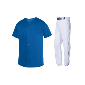 Ensemble d'uniformes de baseball à sublimation personnalisée Impression du nom de l'équipe Plus Size Pantalon en jersey de baseball respirant à séchage rapide Vente en gros - Product Image 3