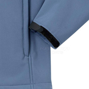 Chaqueta de Invierno Softshell para Hombre, Ligera, Cortavientos, Cálida, Transpirable, Ecológica, con Cierre Frontal, para Uso Diario y Viajes - Product Image 3