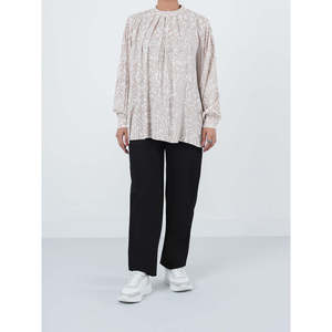 Haut en popeline de coton à coupe régulière et imprimé floral Franz Top Soft - Product Image 1