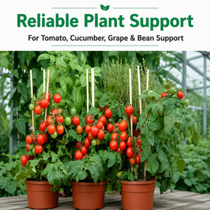 Piquets d'arbre flexibles en PRV (Plastique Renforcé) pour pépinière de tomates, haute résistance, légers, en plastique renforcé - Product Image 2