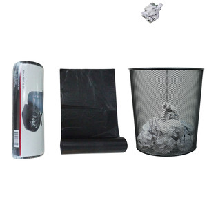 Sac poubelle bon marché ODM/OEM logo personnalisé Liner Bin Sac à ordures C-Fold Roll Star Sac à ordures à fond pliable recyclé HDPE/LDPE - Product Image 6
