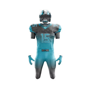 Kits de football américain de qualité professionnelle Vêtements de sport respirants de haute qualité Ensemble à manches courtes avec logo personnalisé Option grande taille - Product Image 5