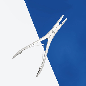 Fórceps curvos Beyer Stille Bone Rongeur de doble resorte de 180 mm de la mejor calidad con fuente Manual de alta potencia de corte - Product Image 2