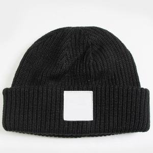 100% <b>Wool</b> Soft Single-Color Winter <b>Beanie</b> High Quality Custom Logo OEM Embossed Puff Digital Printing Winter <b>Beanie</b> <b>Hats</b> - Product Image 6