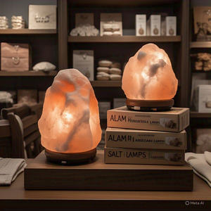 HACCP มั่นใจได้ว่าหลอดไฟฟ้าแบบอินทรีย์ทำมือโคมไฟเกลือหิมาลัยธรรมชาติ2-3กก. ขายดี - Product Image 4