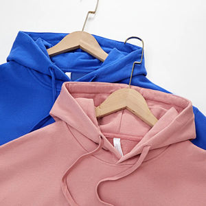 Sweat à capuche en coton mélangé pour homme, basique, tendance, service à faible MOQ, avec poches, style décontracté pour le printemps - Product Image 3