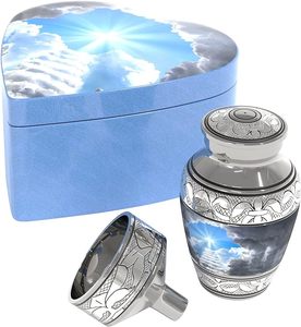 Hot Selling High Quality Ready to Dispatch Aluminium Cremation Keepsakes <b>for</b> Human <b>Ashes</b> Metal Keepsake <b>Urns</b> <b>for</b> <b>Ashes</b> <b>Mini</b> <b>Urns</b> - Product Image 1