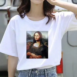 Vêtements pour femmes, t-shirt décontracté en Spandex, en mousseline de soie pour femmes, simple, personnalisé, intelligent - Product Image 1