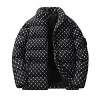 Veste d'hiver décontractée pour homme, vestes pour homme, imperméable, matelassée, rembourrée, personnalisée, OEM, imprimée, vente en gros en plein air