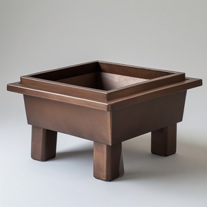 Brasero en métal contemporain conçu pour les maisons modernes, offrant des lignes épurées, un corps durable et une production de chaleur constante - Product Image 2